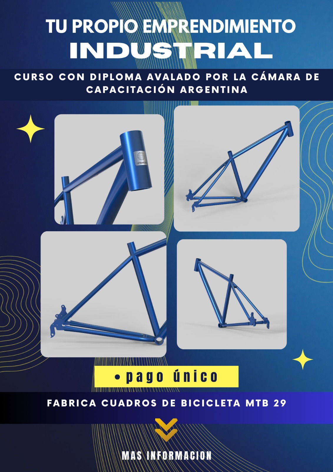 Curso con diploma avalado por la cámara de capacitación Argentina